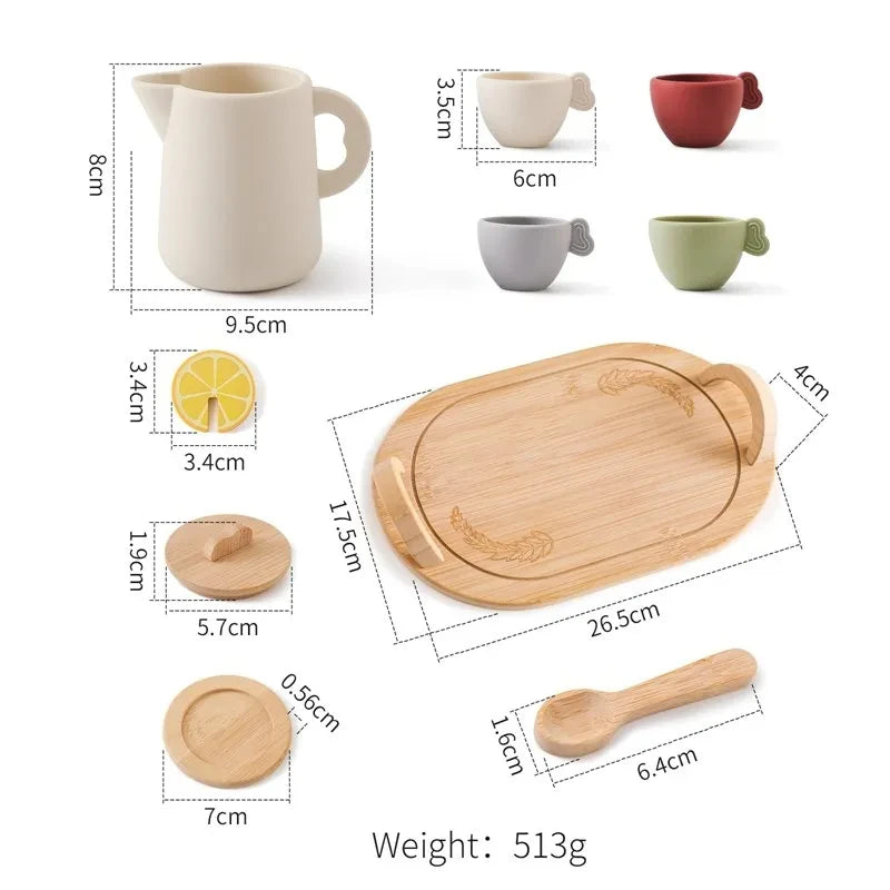 Baby Wooden Afternoon Tea Party Set