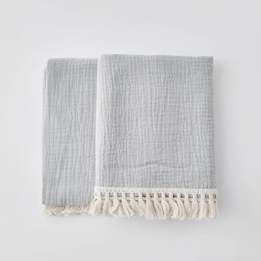 Cotton Muslin Swaddle Blankets for Newborn Baby Tassel Receiving Blanket New Born Swaddle Wrap Infant Sleeping Quilt Bed Cover