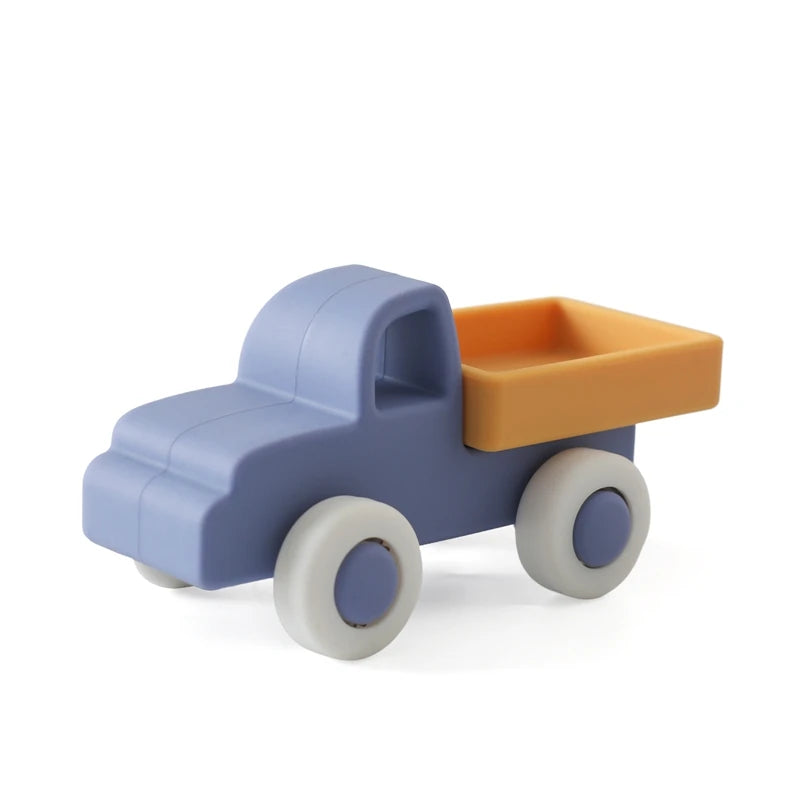 Montessori Baby Silicone Car Toys