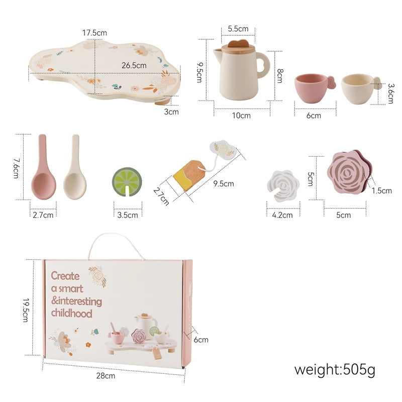 Baby Wooden Afternoon Tea Party Set