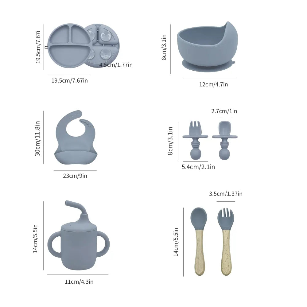 Silicone Baby Feeding Set