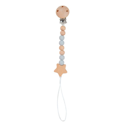 Pacifier Clips Chain Silicone Beads BPA Free DIY Dummy Clip Holder Soother Chains Baby Teething Toys Chew Shower Gifts Dropship