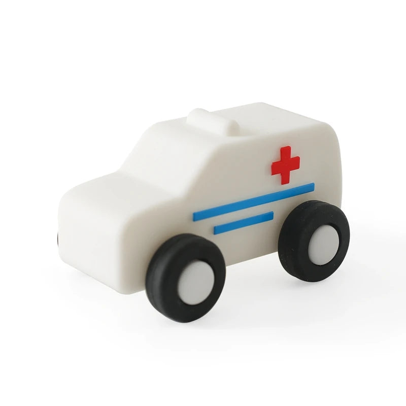Montessori Baby Silicone Car Toys