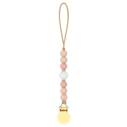 Pacifier Clips Chain Silicone Beads BPA Free DIY Dummy Clip Holder Soother Chains Baby Teething Toys Chew Shower Gifts Dropship