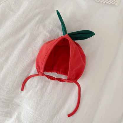 5830T Baby Clothes 2025 Summer Hot Fashion Tomato Printing Baby Boy's One Piece Clothes Cute Climbing Clothes