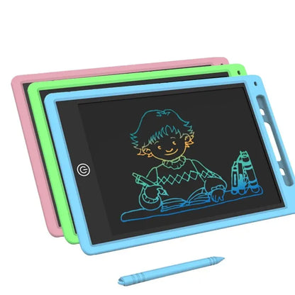 LCD Writing Tablet for Kids , Eye Protection Drawing Board with Lock & Erase - Travel Educational Toy Gift 6.5/8.5/10/12 Inch