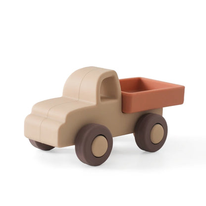 Montessori Baby Silicone Car Toys
