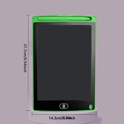 LCD Writing Tablet for Kids , Eye Protection Drawing Board with Lock & Erase - Travel Educational Toy Gift 6.5/8.5/10/12 Inch