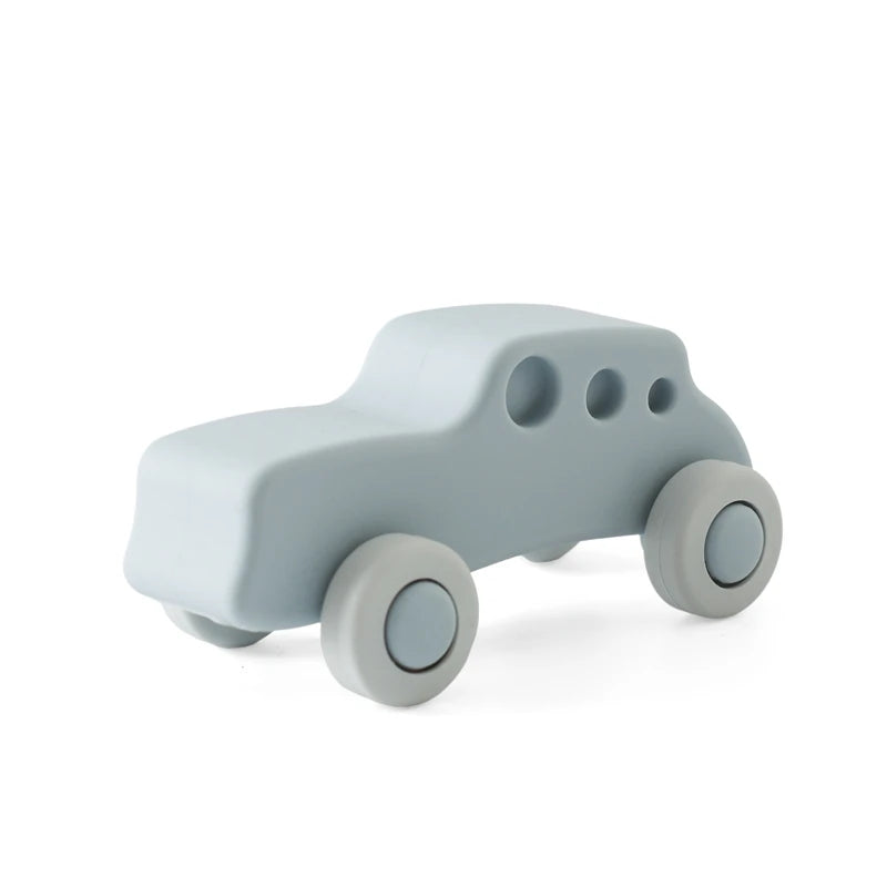 Montessori Baby Silicone Car Toys