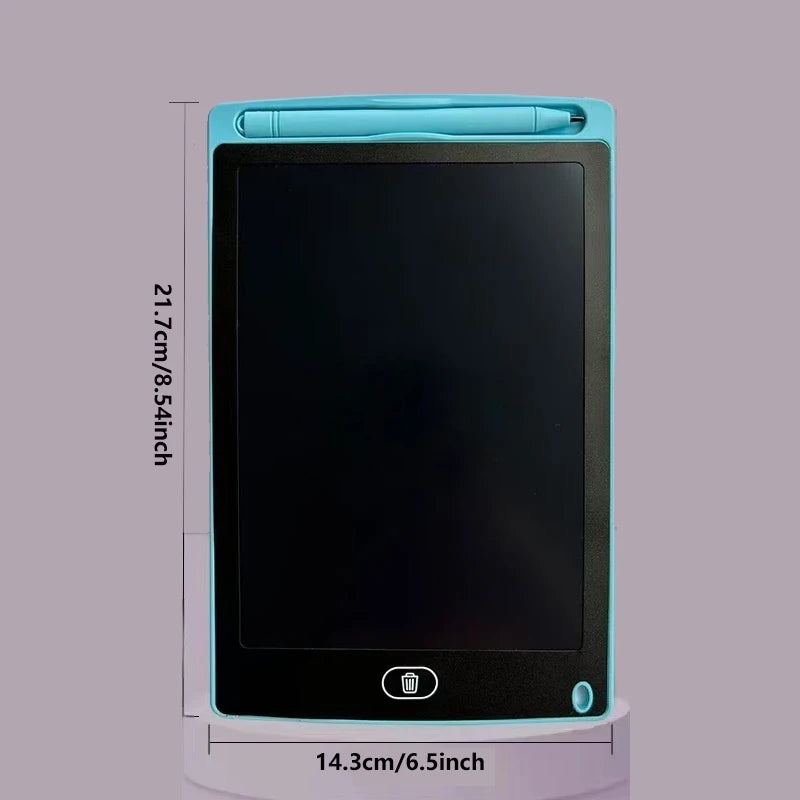 LCD Writing Tablet for Kids , Eye Protection Drawing Board with Lock & Erase - Travel Educational Toy Gift 6.5/8.5/10/12 Inch