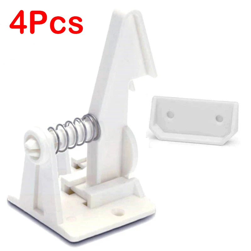 5sets Cabinet Lock Children Protection Baby Safety Security Lock for Kids Drawer Door Child Toddler Invisible Closet Locker